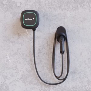 Wallbox Pulsar Plus - 7.4kW Three Phase Wall Charger - Integrated Type 2 Cable (5m) - EVPoint Malta
